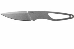 ANV P100 Sleipner, No Paracord P100-001, Schwarze Kydexscheide, Halsmesser