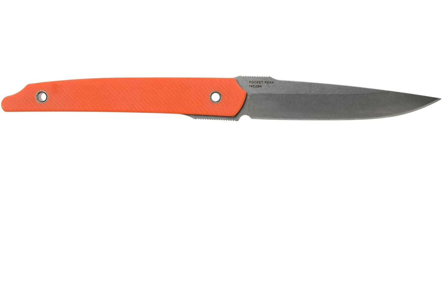 Amare Knives Pocket Peak Fixed, Stonewash Orange G10, Feststehendes Messer 4 Amare Knives Pocket Peak Fixed, Stonewash Orange G10, Feststehendes Messer – Bild 2