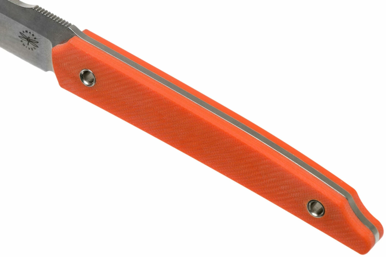 Amare Knives Pocket Peak Fixed, Stonewash Orange G10, Feststehendes Messer 7 Amare Knives Pocket Peak Fixed, Stonewash Orange G10, Feststehendes Messer – Bild 5