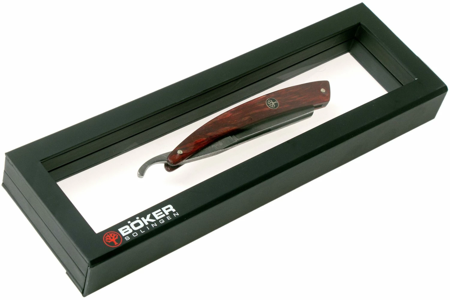 Böker Manufaktur Damast Maserbirke 140610DAM Rasiermesser 9 Böker Manufaktur Damast Maserbirke 140610DAM Rasiermesser – Bild 7