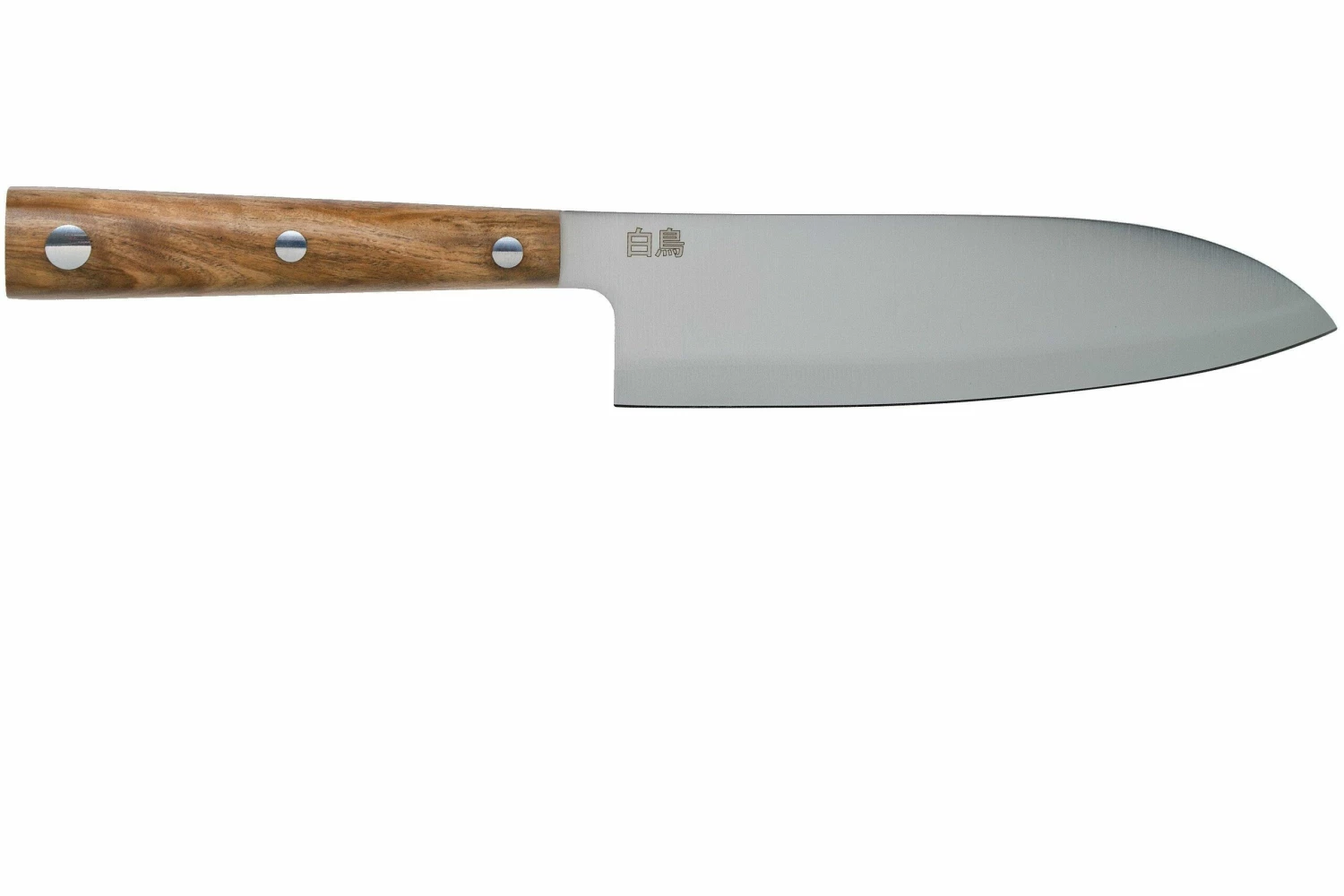 Due Cigni Hakucho Santoku 16,5 Cm, Olivenholz 4 Due Cigni Hakucho Santoku 16,5 Cm, Olivenholz – Bild 2
