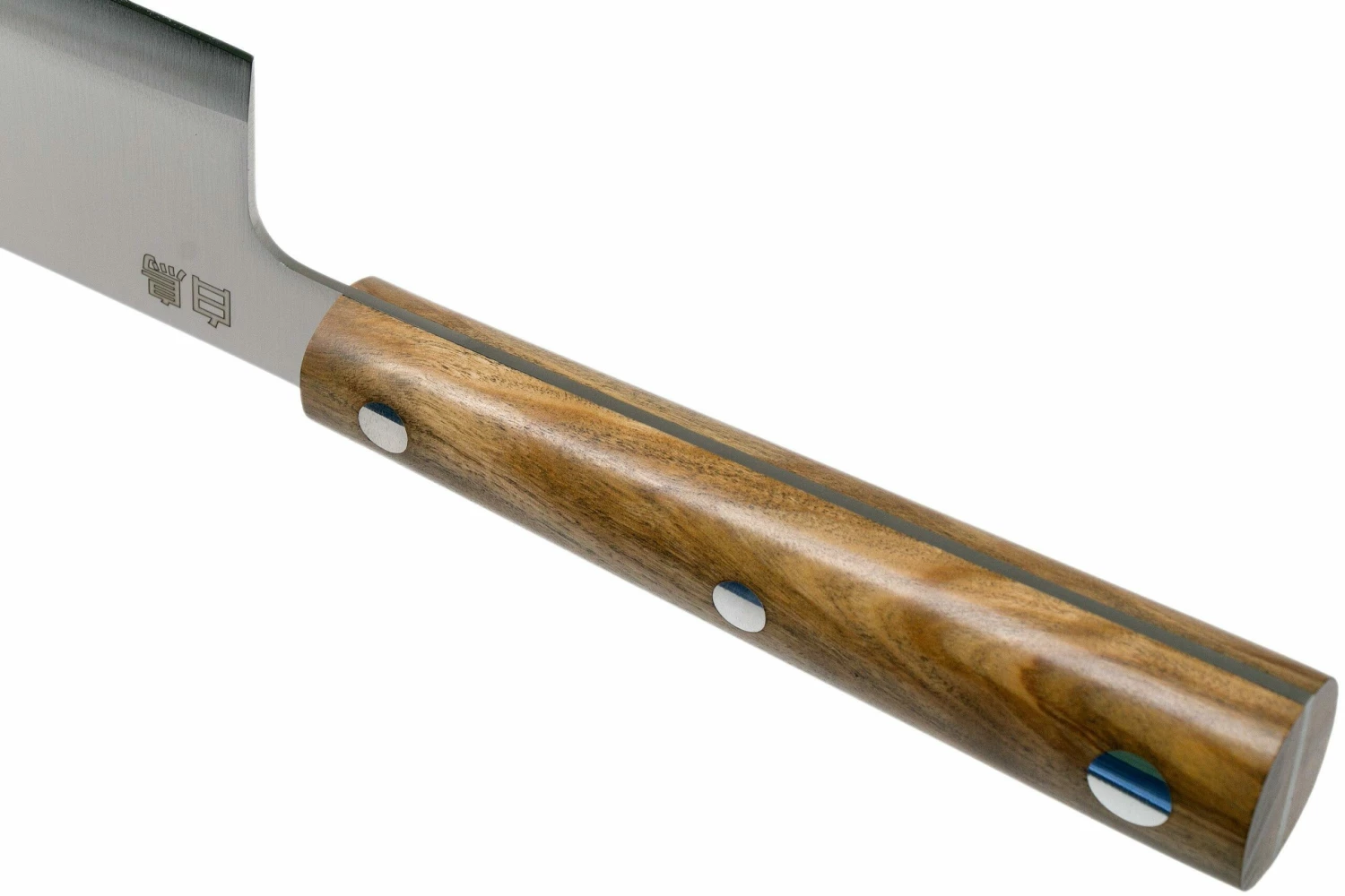 Due Cigni Hakucho Santoku 16,5 Cm, Olivenholz 6 Due Cigni Hakucho Santoku 16,5 Cm, Olivenholz – Bild 4
