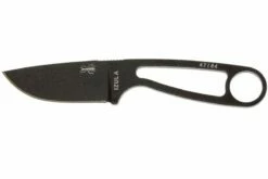 ESEE Izula Schwarz IZULA-B Halsmesser Inkl. Schwarze Scheide + Gürtelclip