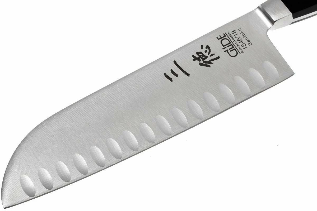 Güde Santoku Mit Kullen, 1546/18 4 Güde Santoku Mit Kullen, 1546/18 – Bild 2