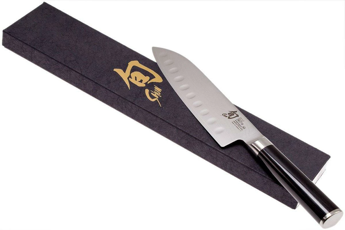 Kai Shun - Santoku Mit Kullenschliff 18 Cm 10 Kai Shun - Santoku Mit Kullenschliff 18 Cm – Bild 8