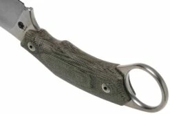 LionSteel H1 Skinner CVG Green Canvas Micarta Feststehendes Messer, Tommaso Rumici Design -Messer Verkäufe 2024 LI H1 CVG 04 lionsteel