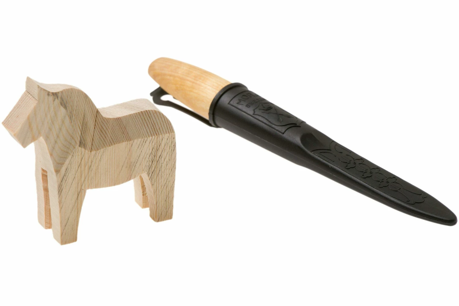 Morakniv Woodcarving Kit Dalahorse 120 Carbon 14041 Holzschnitzset Carbon 4 Morakniv Woodcarving Kit Dalahorse 120 Carbon 14041 Holzschnitzset Carbon – Bild 2