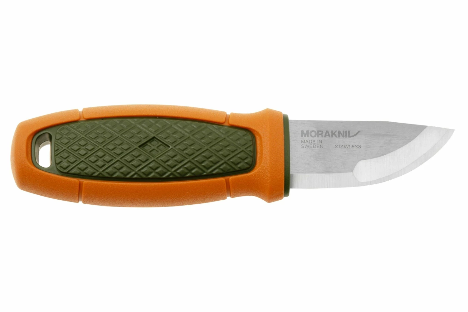 Morakniv Mora Eldris Hunting 14237 Green Orange, Jagd Neck Knife Mit Messserscheide Und Gürtelschlaufe 4 Morakniv Mora Eldris Hunting 14237 Green Orange, Jagd Neck Knife Mit Messserscheide Und Gürtelschlaufe – Bild 2