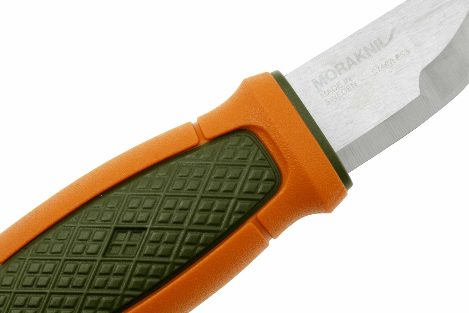 Morakniv Mora Eldris Hunting 14237 Green Orange, Jagd Neck Knife Mit Messserscheide Und Gürtelschlaufe 7 Morakniv Mora Eldris Hunting 14237 Green Orange, Jagd Neck Knife Mit Messserscheide Und Gürtelschlaufe – Bild 5
