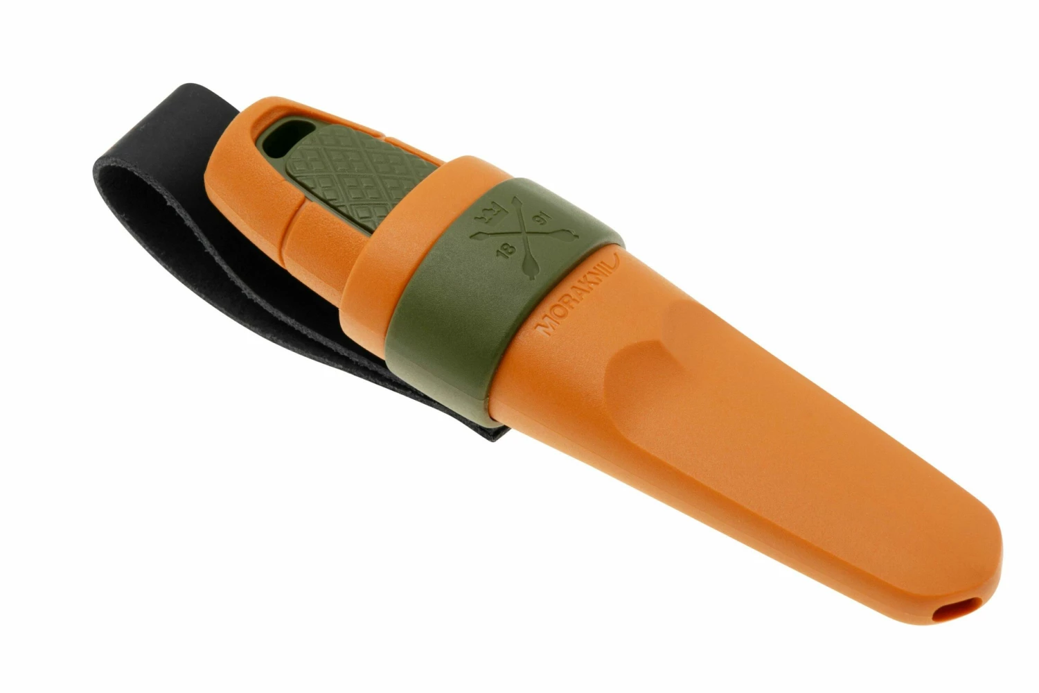 Morakniv Mora Eldris Hunting 14237 Green Orange, Jagd Neck Knife Mit Messserscheide Und Gürtelschlaufe 8 Morakniv Mora Eldris Hunting 14237 Green Orange, Jagd Neck Knife Mit Messserscheide Und Gürtelschlaufe – Bild 6