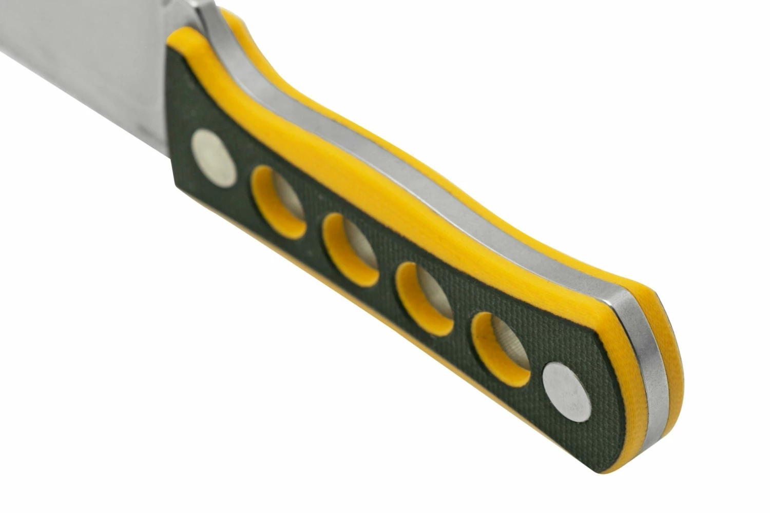 QSP Knife Canary QS141-A1 Stonewashed, Black Yellow G10, Halsmesser 6 QSP Knife Canary QS141-A1 Stonewashed, Black Yellow G10, Halsmesser – Bild 4