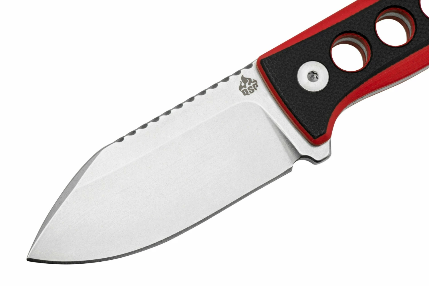 QSP Knife Canary QS141-B1 Stonewashed, Black Red G10, Halsmesser 5 QSP Knife Canary QS141-B1 Stonewashed, Black Red G10, Halsmesser – Bild 3