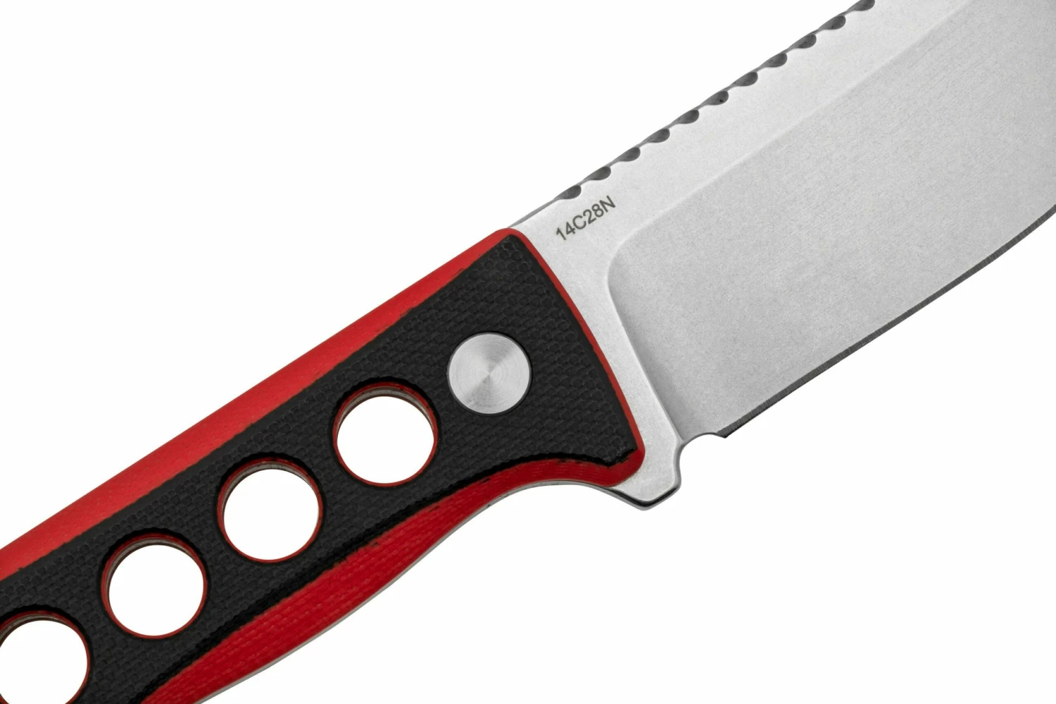 QSP Knife Canary QS141-B1 Stonewashed, Black Red G10, Halsmesser 7 QSP Knife Canary QS141-B1 Stonewashed, Black Red G10, Halsmesser – Bild 5