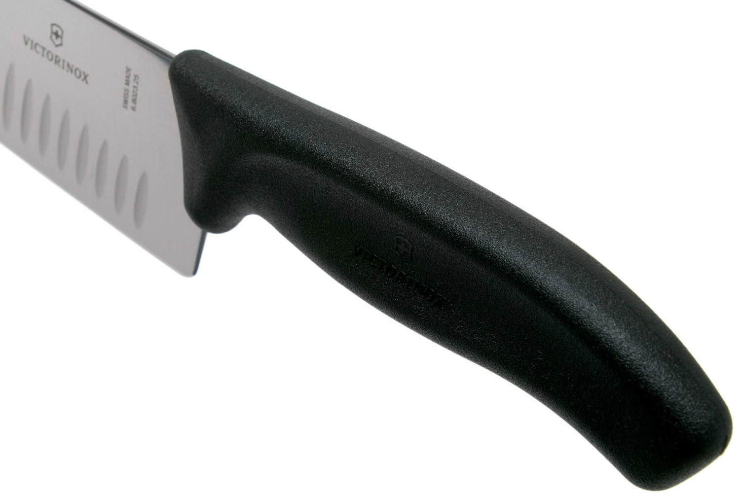 Victorinox SwissClassic 6.8023.25G Fleischmesser Mit Kullenschliff 25 Cm, Schwarz 6 Victorinox SwissClassic 6.8023.25G Fleischmesser Mit Kullenschliff 25 Cm, Schwarz – Bild 5