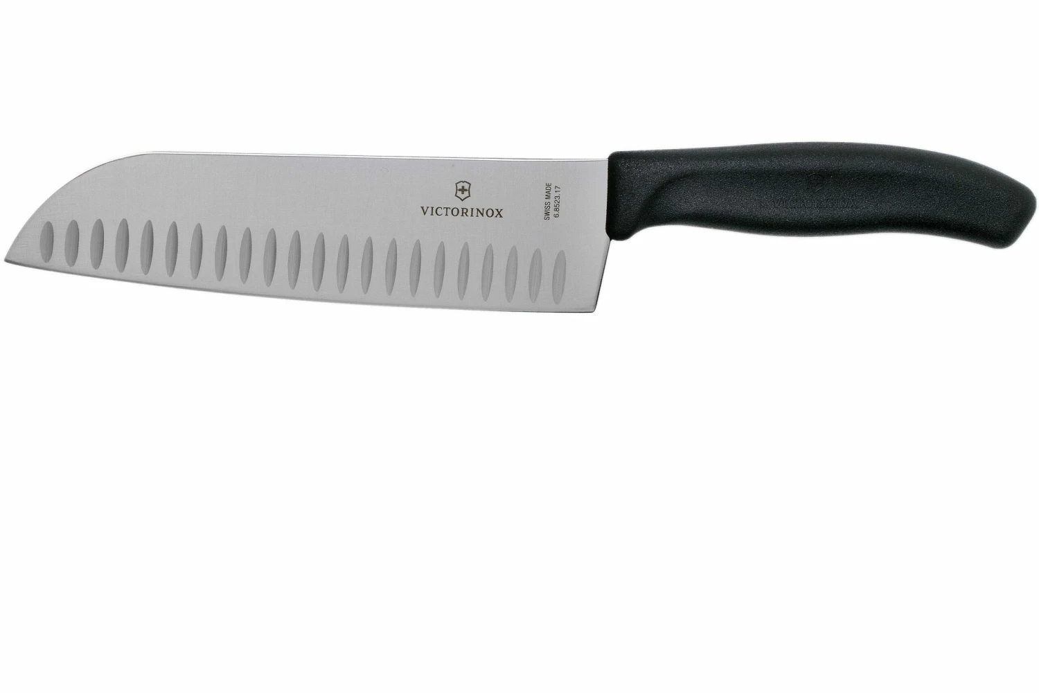 Victorinox SwissClassic 6.8523.17G Santoku Mit Kullenschliff 17 Cm, Schwarz 3 Victorinox SwissClassic 6.8523.17G Santoku Mit Kullenschliff 17 Cm, Schwarz