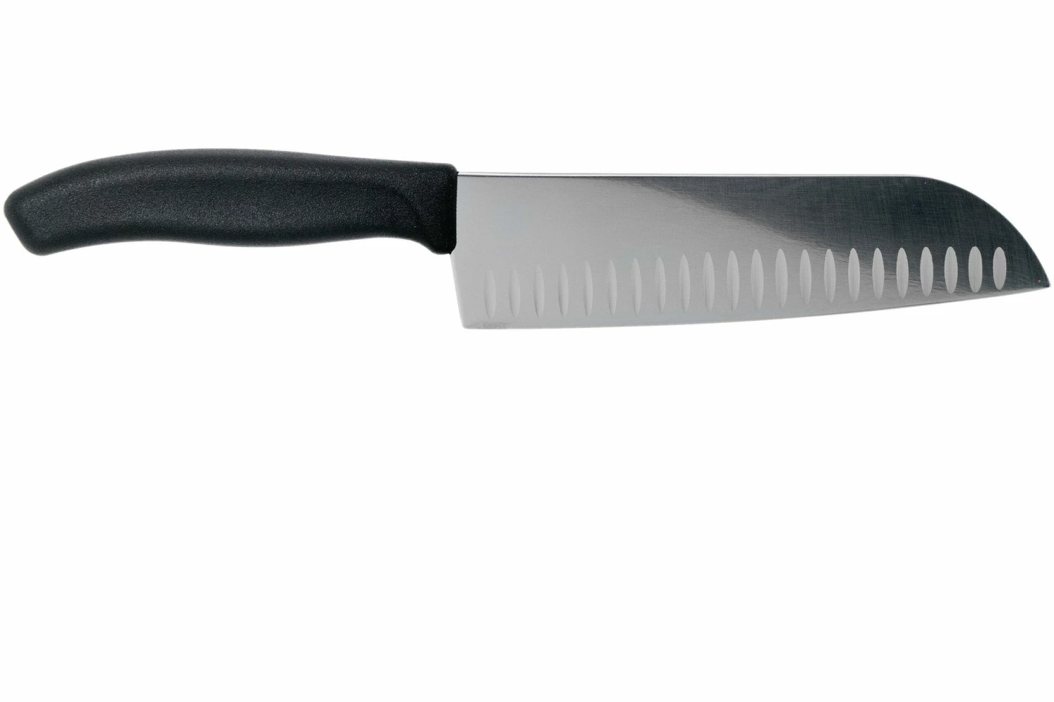 Victorinox SwissClassic 6.8523.17G Santoku Mit Kullenschliff 17 Cm, Schwarz 4 Victorinox SwissClassic 6.8523.17G Santoku Mit Kullenschliff 17 Cm, Schwarz – Bild 2