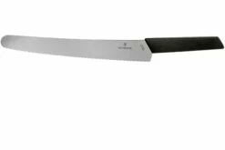 Victorinox Swiss Modern 6.9073.26WB Brotmesser 26 Cm, Schwarz