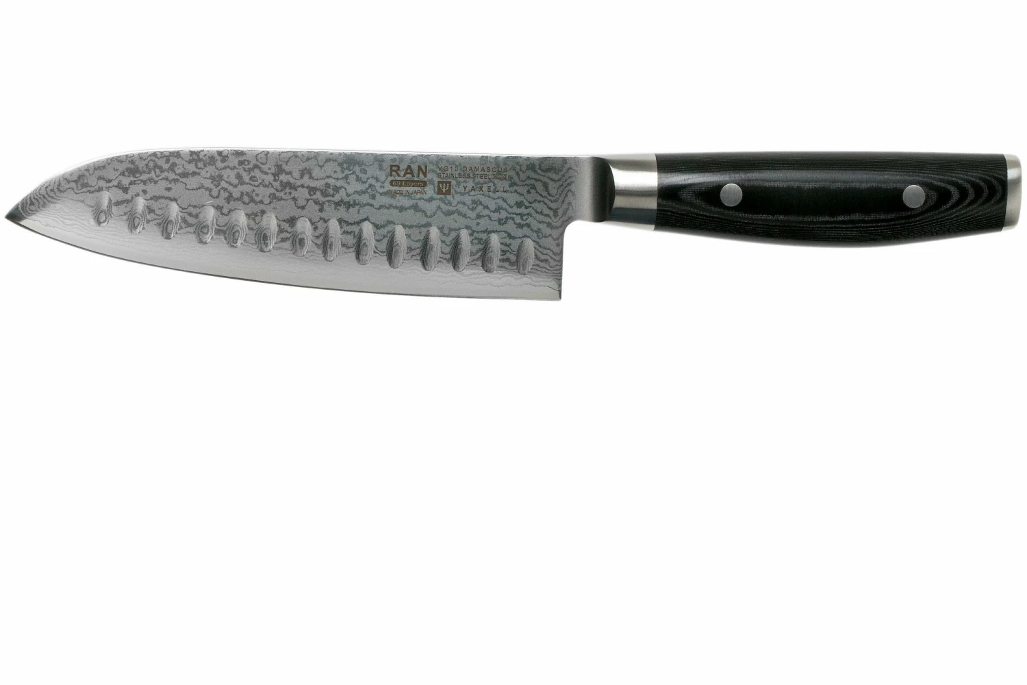 Yaxell Ran 36018 Santoku Mit Kullen 16.5 Cm 3 Yaxell Ran 36018 Santoku Mit Kullen 16.5 Cm