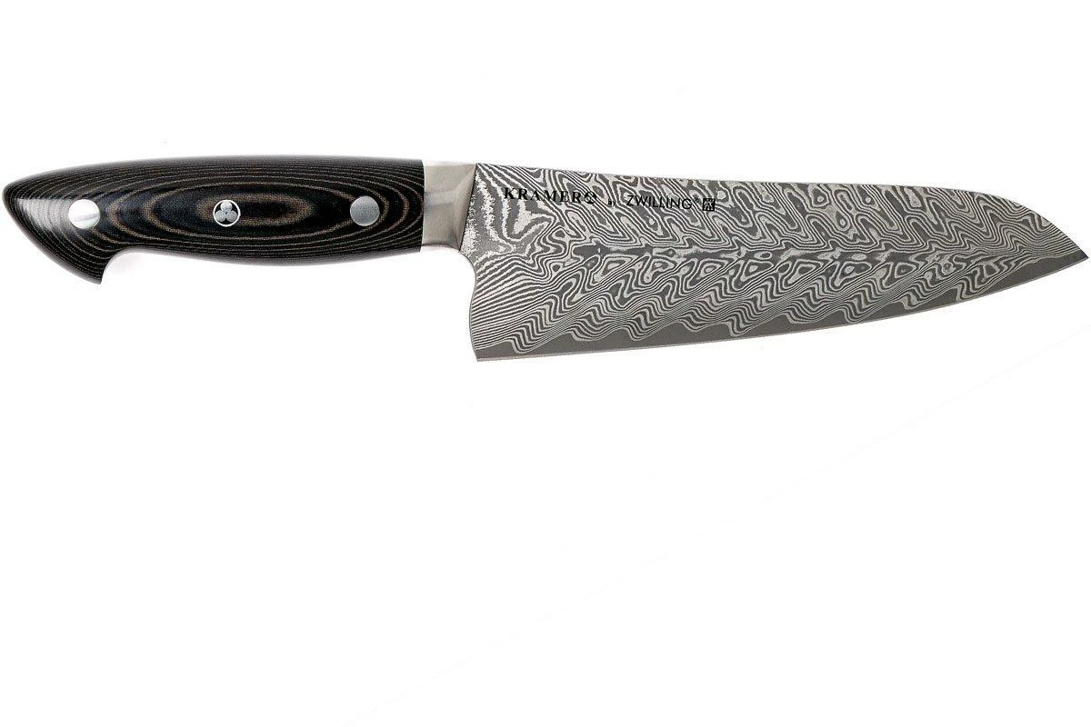 Bob Kramer By Zwilling Euro Stainless Santoku 18 Cm, 34897-181-0 4 Bob Kramer By Zwilling Euro Stainless Santoku 18 Cm, 34897-181-0 – Bild 2