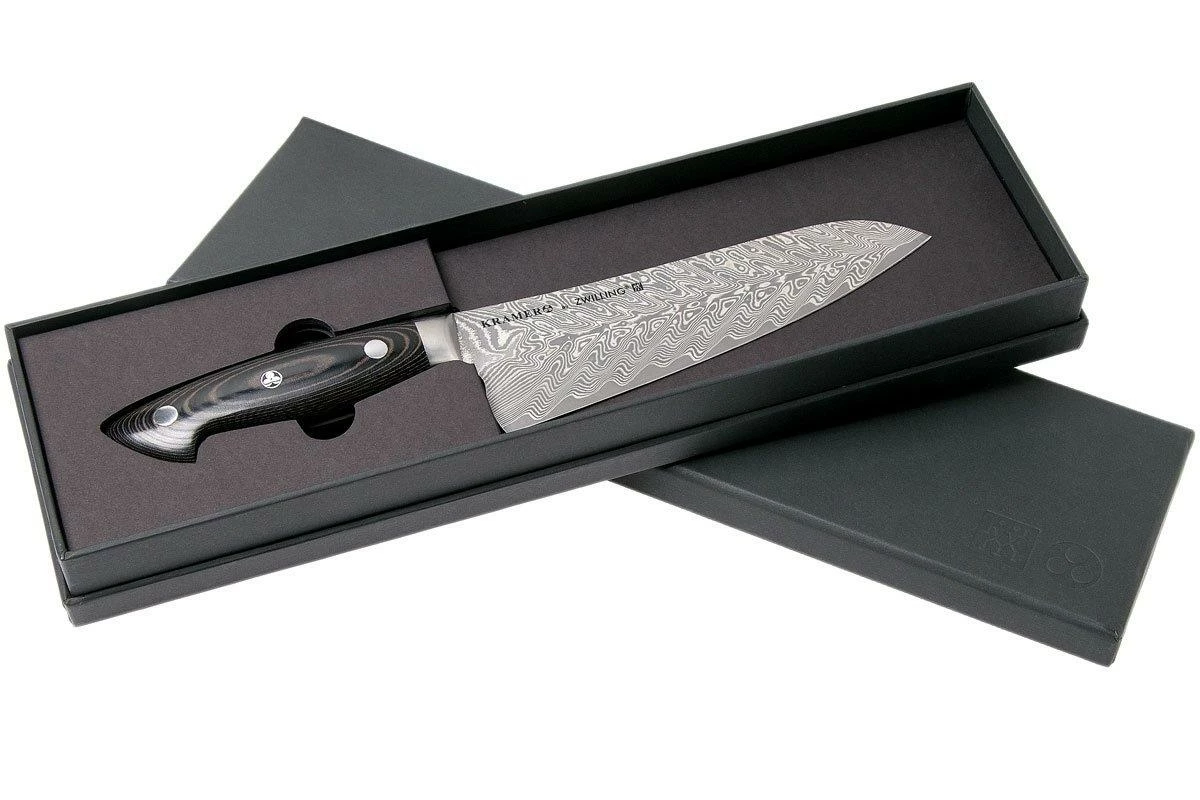 Bob Kramer By Zwilling Euro Stainless Santoku 18 Cm, 34897-181-0 9 Bob Kramer By Zwilling Euro Stainless Santoku 18 Cm, 34897-181-0 – Bild 7